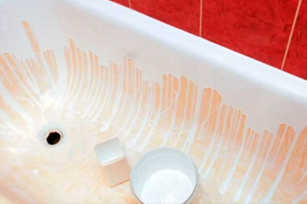 Реставрация наливной ванны